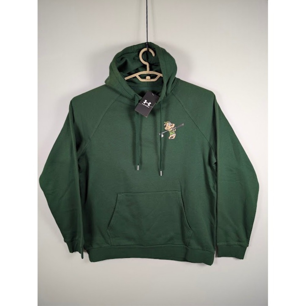 Under Armour Goin Under Hoodie Mens Large Green Golf Gopher UM0709292 NEW